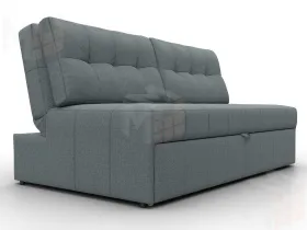 Диван прямой Лига-107 (160) ( Амур 07 серый )