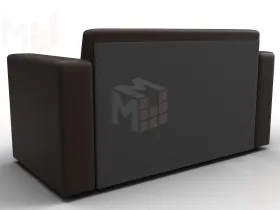 Диван прямой Лига-093 ( Коричневый )