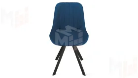Стул Марвел К2 Исп. 2 Черный муар Велюр Confetti Blue