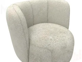 Кресло Лига-072 ( букле CAMBY 07 молочный )