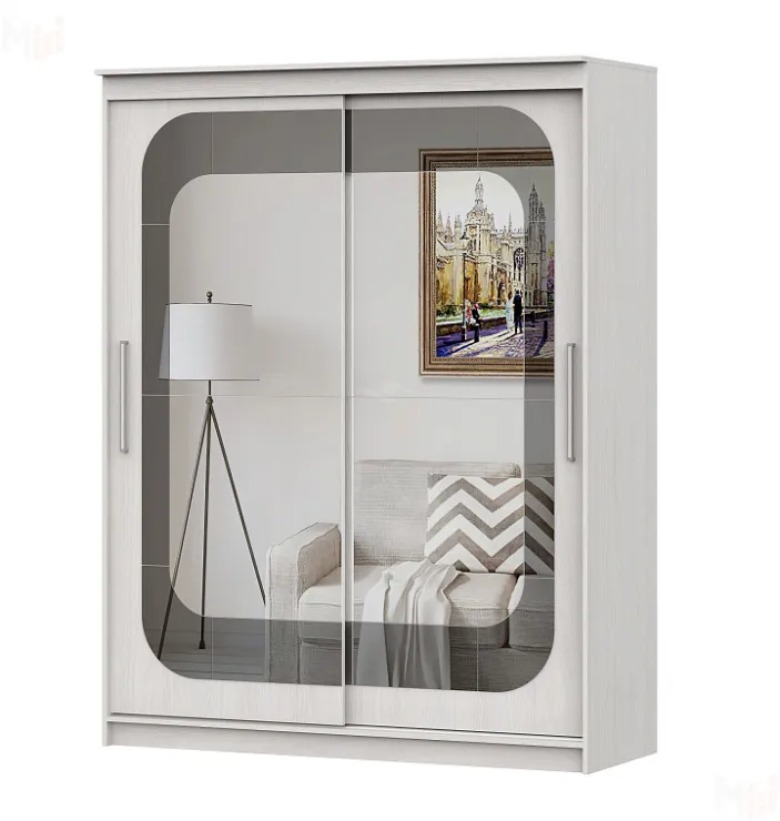 Шкаф-купе №19 (1,7 м) Инфинити Серия 3 Ясень Анкор Светлый