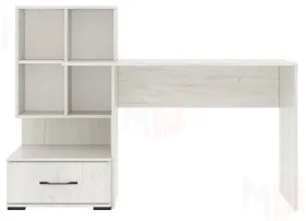 Компьютерный стол ПКС-10 Дуб Крафт белый