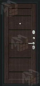 Входная металлическая дверь Борн Букле черное/Wenge Veralinga