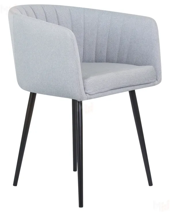 Стул обеденный DOBRIN ALINA (серо-голубая ткань (LAR-106D-23))