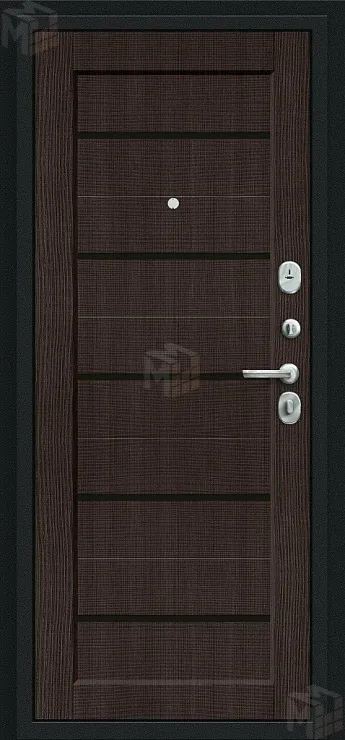 Входная металлическая дверь Борн Букле черное/Wenge Veralinga