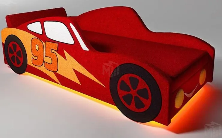 Детский диван Молния Маквин без подсветки