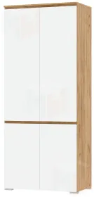 Шкаф  ГРЕТТА 4С Дуб Крафт золотой - Белый