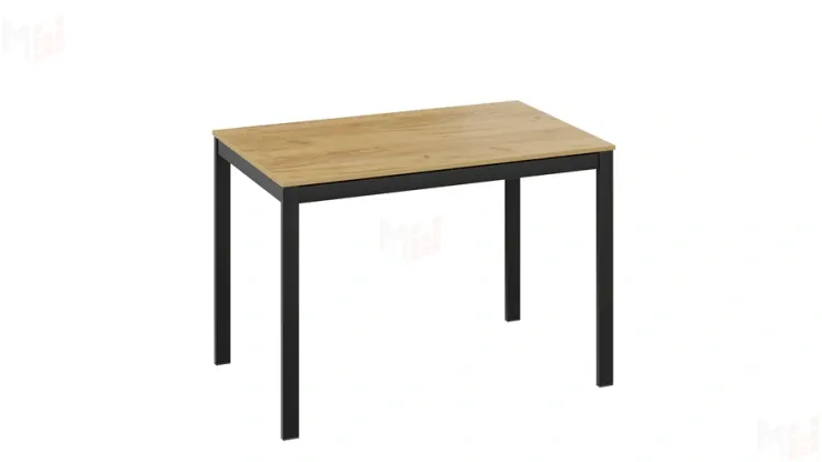 Стол раздвижной Слайд Тип 2 Черный муар, Дуб Крафт золотой