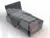 Кресло-кровать Лига-107 (80) ( SEVEN 17 серый )