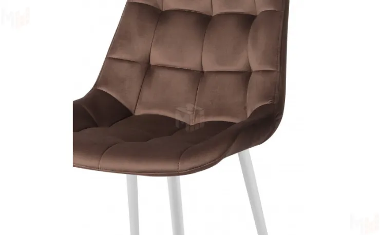 Полубарный стул Эйден Confetti coffee/белый