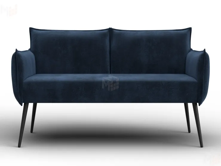 Диван прямой Лига-083 ( велюр TOWER 13 синий )