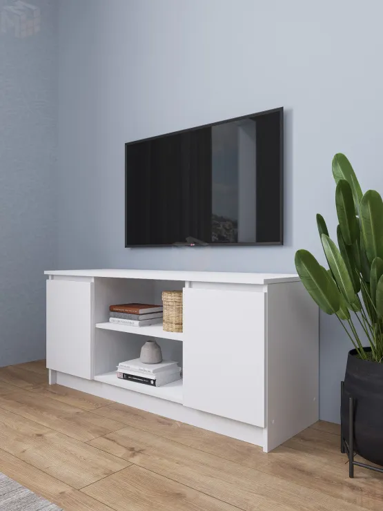 Тумба ТВ Мори 1200.1 белый