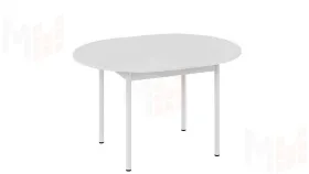 Стол обеденный раздвижной Терра Белый, Белый матовый