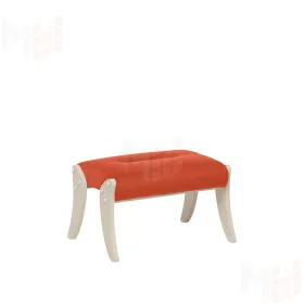 Пуф Leset Дэми (Слоновая кость/V39 оранжевый)