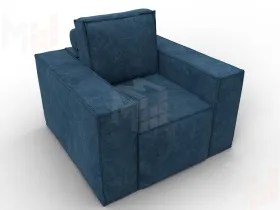 Кресло Лига-081 НПБ ( BRUT 11 синий )