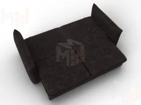 Диван прямой Лига-100 НПБ ( BRUT 17 коричневый )