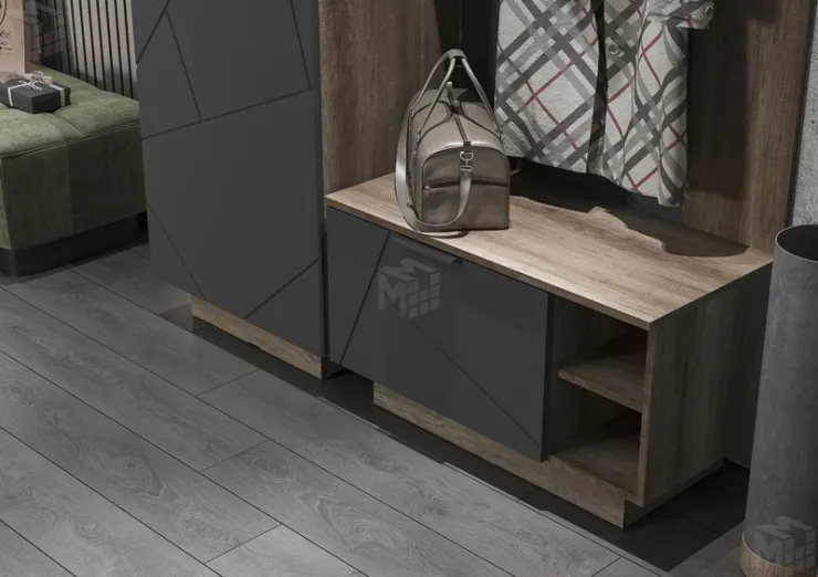 Модульная прихожая Даллас комплект-2