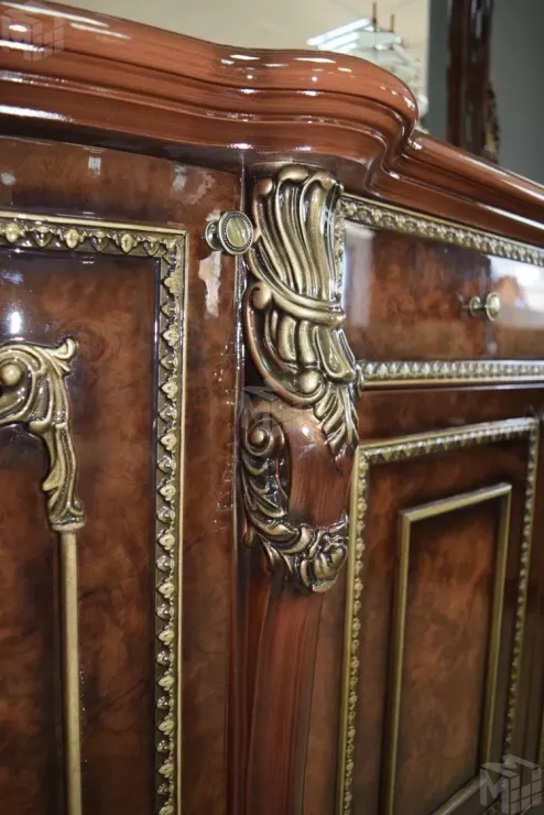 Сервант Джоконда 4-ств корень дуба глянец