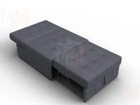 Кресло-кровать Лига-107 (80) ( GRIFON 15 серый )