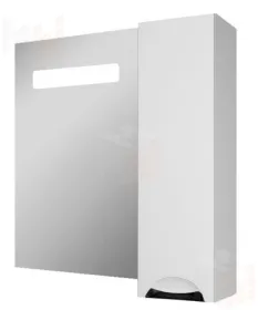 Шкаф-зеркало Грация 100 левый/правый с подсветкой LED Домино