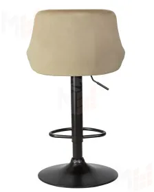 Стул барный DOBRIN LOGAN BLACK (мокко велюр (MJ9-9))