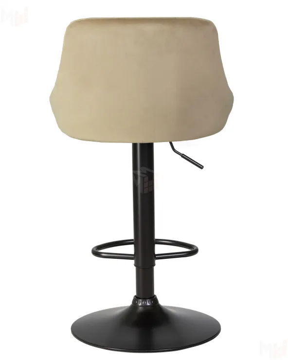 Стул барный DOBRIN LOGAN BLACK (мокко велюр (MJ9-9))