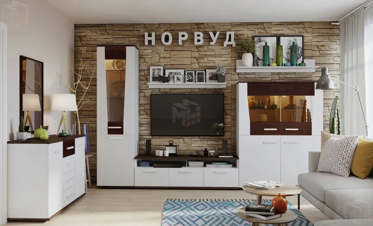 Гостиная НОРВУД 1