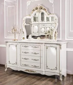 Комод Флоренция белый глянец