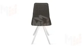 Стул Хьюго К2 Белый матовый, Велюр Confetti Stone