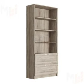 Стеллаж Сириус 2 ящика 78*190 см (сонома)