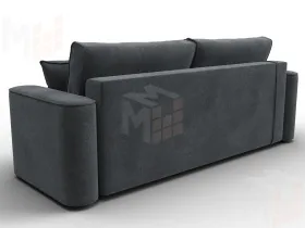 Диван прямой Лига-118 НПБ ( LAIM 23 светло-серый )