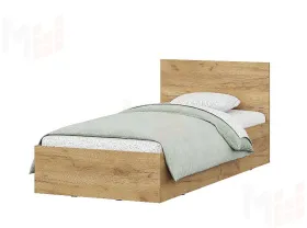 Кровать МСП-1 одинарная 0,9 x 2,0 Серия 2 Дуб Золотой