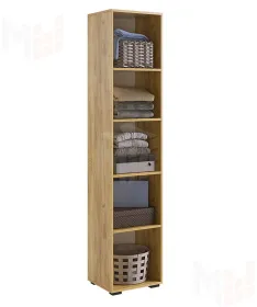 Шкаф Бери однодверный дуб крафт золотой/графит