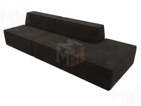 Диван прямой модульный Монс Модерн правый ( BRUT 17 коричневый )