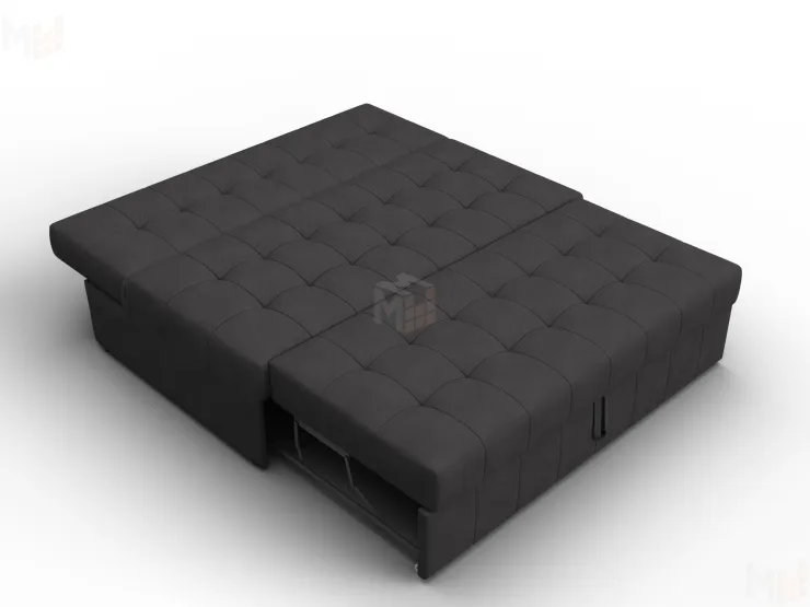 Диван прямой Лига-107 (140) ( JOLY 08 коричневый )