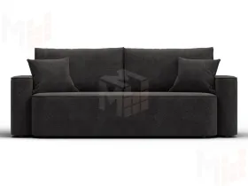 Диван прямой Лига-118 НПБ ( LAIM 10 темно-коричневый )