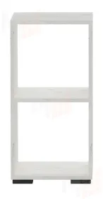 Стеллаж  ГРЕТТА Куб 2 Дуб Крафт белый