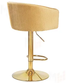 Стул барный DOBRIN DARCY GOLD (песочный велюр (1922-3))