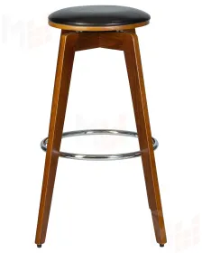 Табурет барный TOM'77 (цвет черный глянец PU ABD 002)