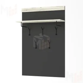 Вешалка СОНАТА ВШС-800  Крафт белый-Антрацит