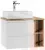 Тумба подвесная под умывальник "Joy 46" Frost 70 с двумя ящиками В2 Домино