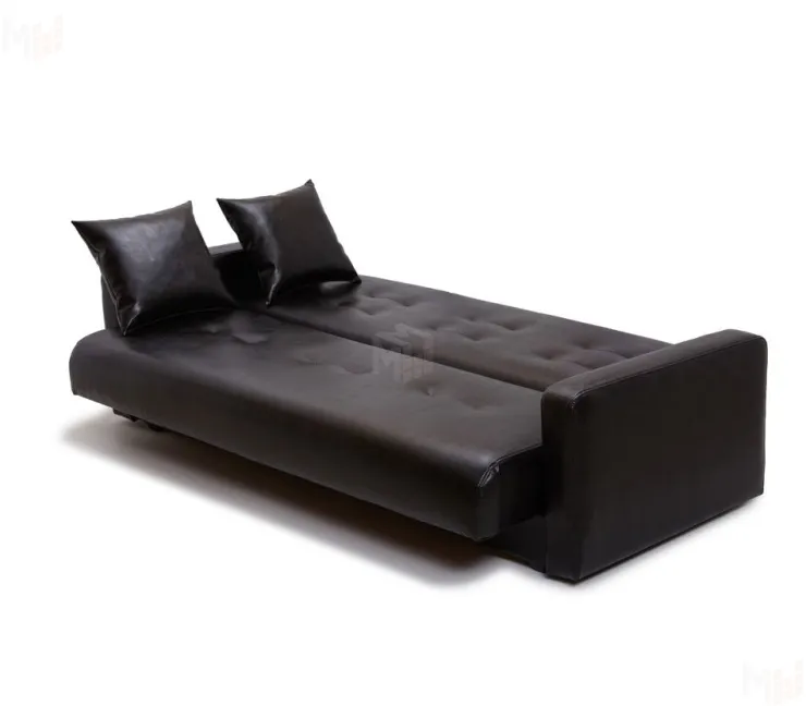 Диван книжка Престиж 120 (кожзам черный)