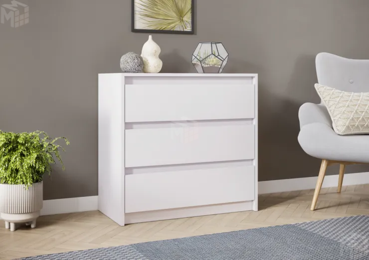 Комод Айден КМ06-800 (белый)