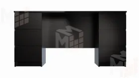 Стол письменный Кастор 6 ящиков венге