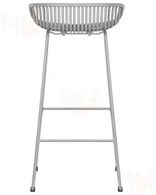 Стул барный DOBRIN FRANK (светло-серый)