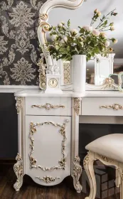 Спальня Флоренция 5-ств белый перламутр глянец