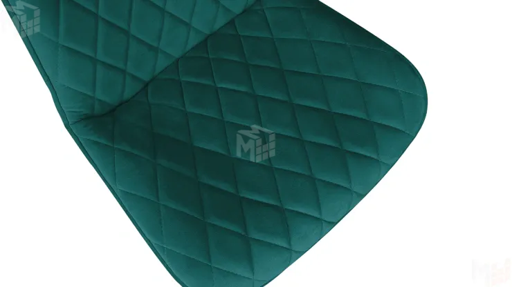 Стул OSCAR Черный муар, Велюр L006 бирюзовый