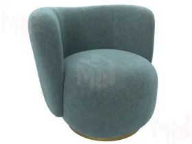 Кресло Лига-072 ( шенилл RIMINI 11 серо-зеленый )
