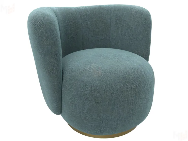 Кресло Лига-072 ( шенилл RIMINI 11 серо-зеленый )