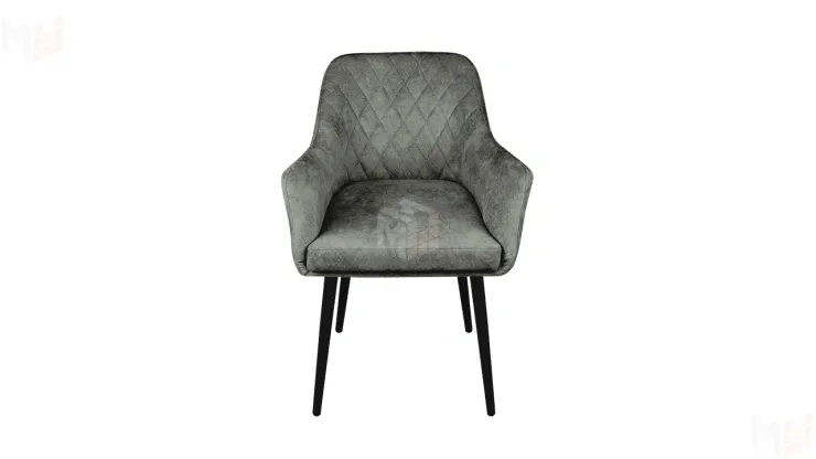 Стул Chester Т6 Черный муар Велюр V003 темно-серый